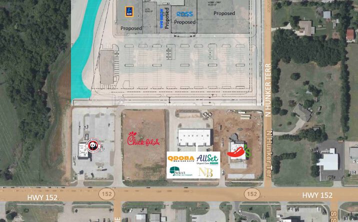 Pictures of Retail property located at E HWY 152 & Sara Road, Mustang, OK 73064 for lease - image #1