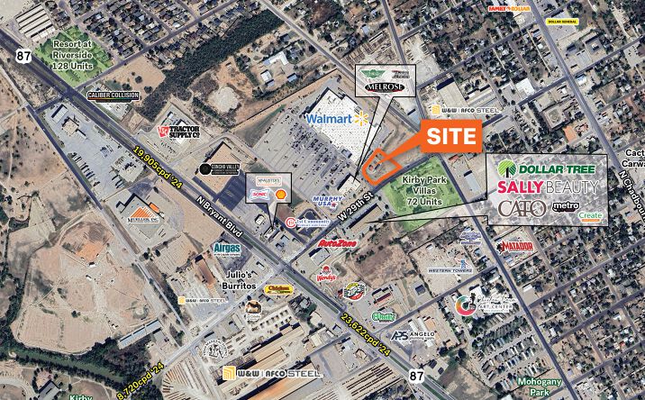 Pictures of Land property located at 606 W 29th St, San Angelo, TX 76903 for lease - image #1