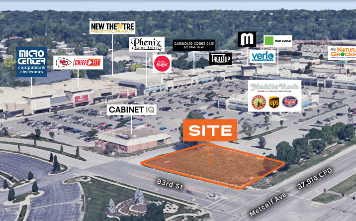 Pictures of Land property located at 9292 Metcalf Avenue, Overland Park, KS 66212 for lease - image #1