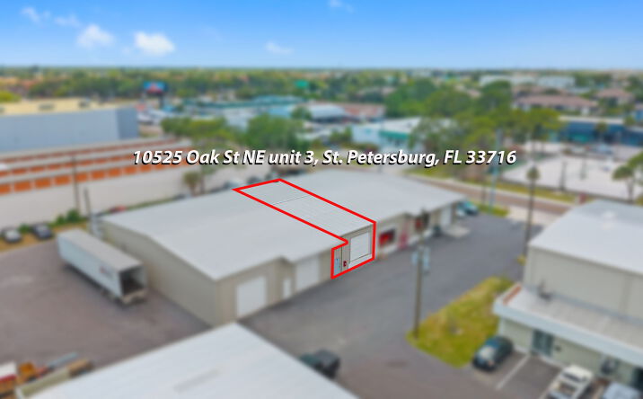 Pictures of Industrial property located at 10525 OAK ST NE, ST PETERSBURG, FL 33716-3332 for lease - image #1