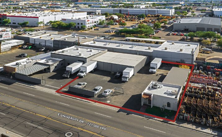Pictures of Industrial property located at 4227 East University Drive, Phoenix, AZ 85040 for lease - image #1