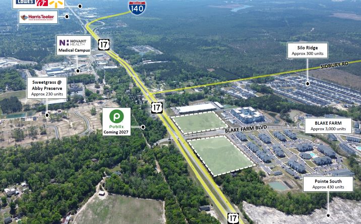 Pictures of Retail, Office, Restaurant property located at 10417 U.S. 17, Wilmington, NC 28411 for lease - image #1