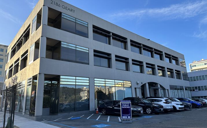 Pictures of Office property located at 2186 Geary Boulevard, SF, CA 94115 for lease - image #1