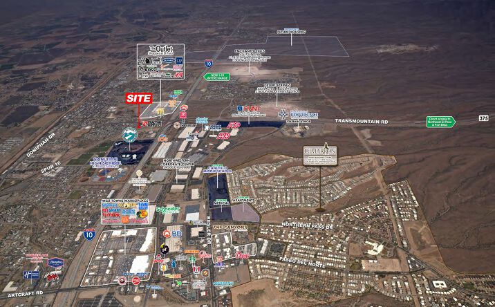 Pictures of Land property located at SEQ Spur 16 & Talbot, El Paso, TX 79932 for lease - image #1