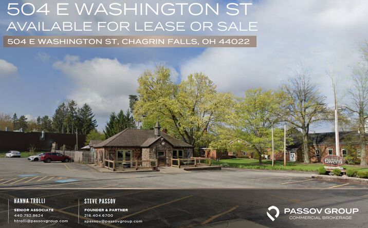 Pictures of Retail, Restaurant property located at 504 E Washington St, Chagrin Falls, OH 44022 for lease - image #1