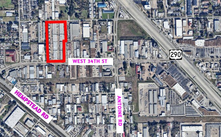 Pictures of Office, Industrial property located at 6008 W 34TH ST, HOUSTON, TX 77092-6431 for lease - image #1