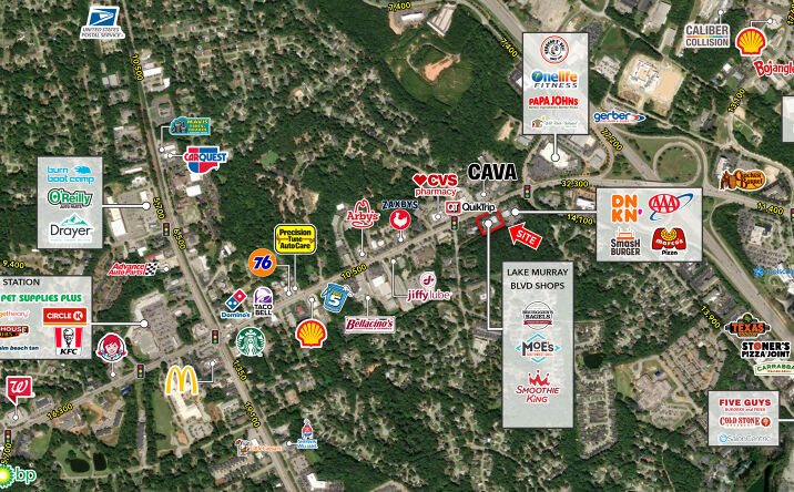 Pictures of Retail, Restaurant property located at 945 Lake Murray Boulevard, Irmo, SC 29063 for lease - image #1