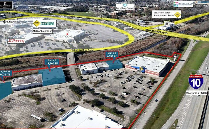 Pictures of Retail property located at 5915 Bluebonnet Blvd, Baton Rouge, LA 70836 for lease - image #1