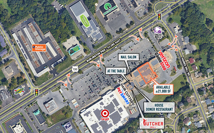 Pictures of Special Purpose property located at Millside Plaza, Delran, NJ 08075 for lease - image #1