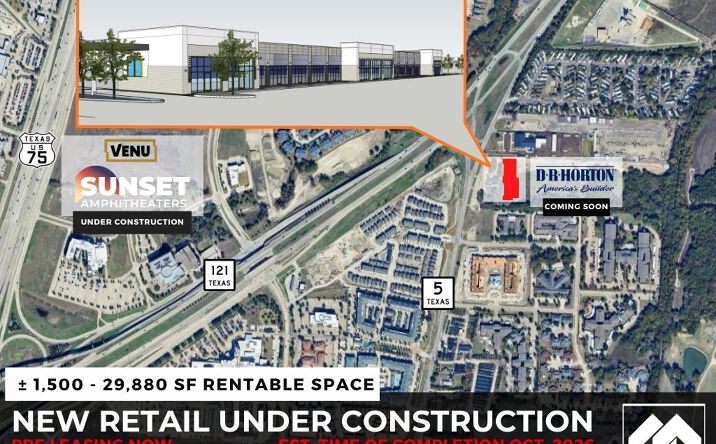 Pictures of Retail property located at 2211 Texas 5, McKinney, TX 75069 for lease - image #1