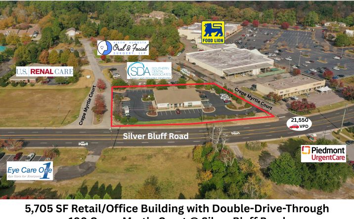 Pictures of Retail, Office property located at 190 CREPE MYRTLE DR, AIKEN, SC 29803-7543 for lease - image #1