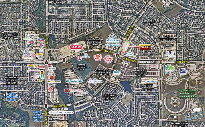 Pictures of Retail property located at 2801 S. Stonebridge Drive, McKinney, TX 75070 for lease - image #1