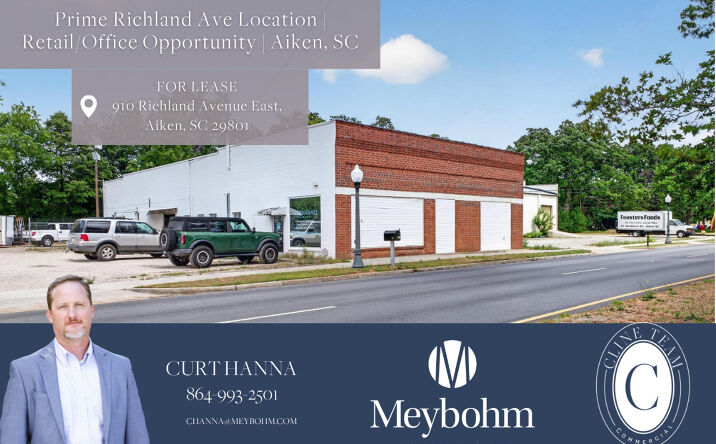 Pictures of Office, Retail property located at 910 Richland Avenue East, Aiken, SC 29801 for lease - image #1