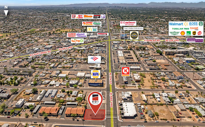 Pictures of Retail property located at 9521 North 7th Street, Phoenix, AZ 85020 for lease - image #1