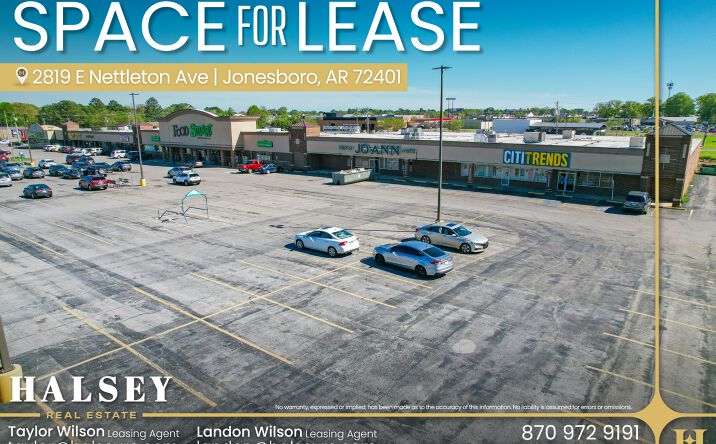 Pictures of Retail, Office, Restaurant property located at 2819 E Nettleton Ave, Jonesboro, AR 72401 for lease - image #1