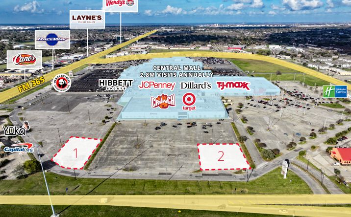 Pictures of Retail, Land property located at 3100 Farm to Market Road 365, Port Arthur, TX 77642 for lease - image #1