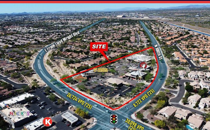Pictures of Retail, Restaurant property located at NWC Frank Lloyd Wright Blvd & 100th St, Scottsdale, AZ 85260 for lease - image #1
