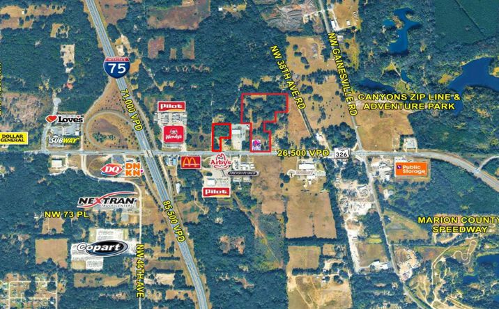 Pictures of Land property located at I-75 & Highway 326, Ocala, FL 34482 for lease - image #1