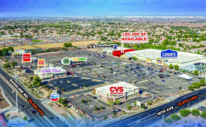 Pictures of Retail property located at Baseline Rd & 19th Ave, Phoenix, AZ 85041 for lease - image #1