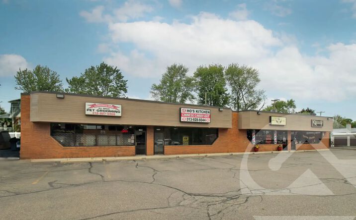 Pictures of Retail property located at 18728-18740 Ecorse Rd, Allen Park, MI 48101 for lease - image #1
