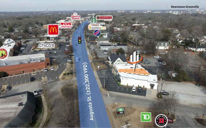Pictures of Retail, Office property located at 2247 Augusta St, Greenville, SC 29605 for lease - image #1