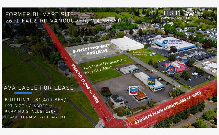 Pictures of Retail property located at 2601 Falk Rd, Vancouver, WA 98661 for lease - image #1