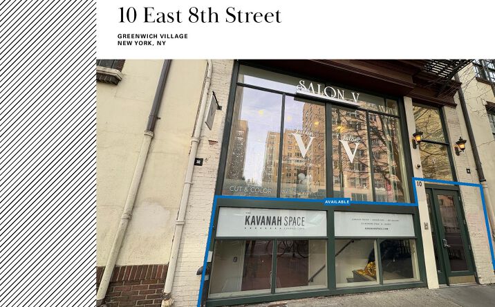 Pictures of Retail property located at 10 E 8th St, New York, NY 10003 for lease - image #1