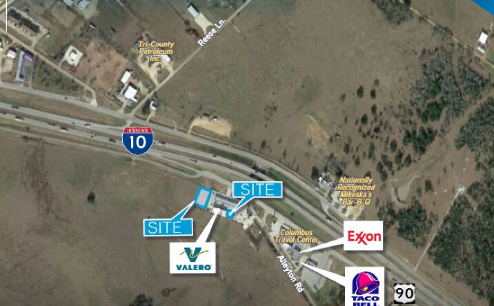 Pictures of Retail, Land property located at 4475 I-10 & Alleyton Road South, Columbus, TX 78934 for lease - image #1