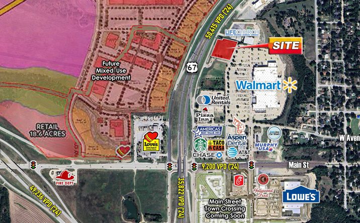 Pictures of Retail property located at 450 N US Hwy 67, Midlothian, TX 76065 for lease - image #1