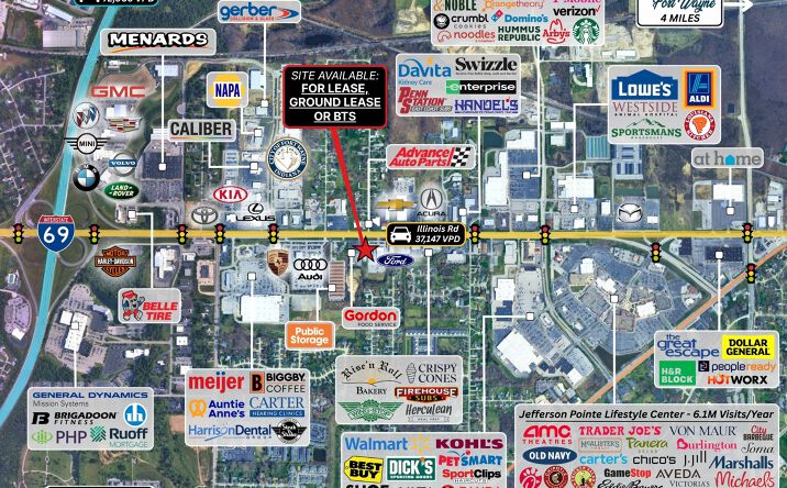 Pictures of Retail property located at 5405 Illinois Road, Fort Wayne, IN 46804 for lease - image #1