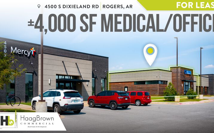 Pictures of Retail, Office, Restaurant property located at 4500 South Dixieland Road, Rogers, AR 72758 for lease - image #1