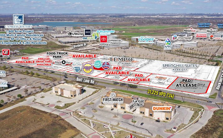Pictures of Retail property located at NEQ of I-635 & Belt Line Rd, Coppell, TX 75019 for lease - image #1