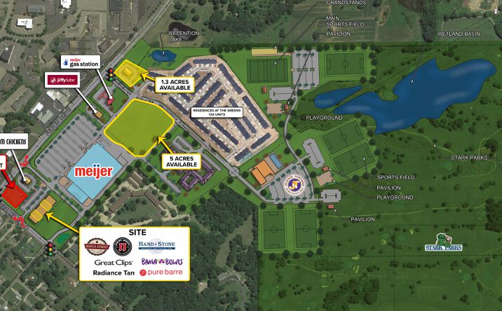 Pictures of Land property located at 5050 Everhard Road Northwest, Canton, OH 44718 for lease - image #1