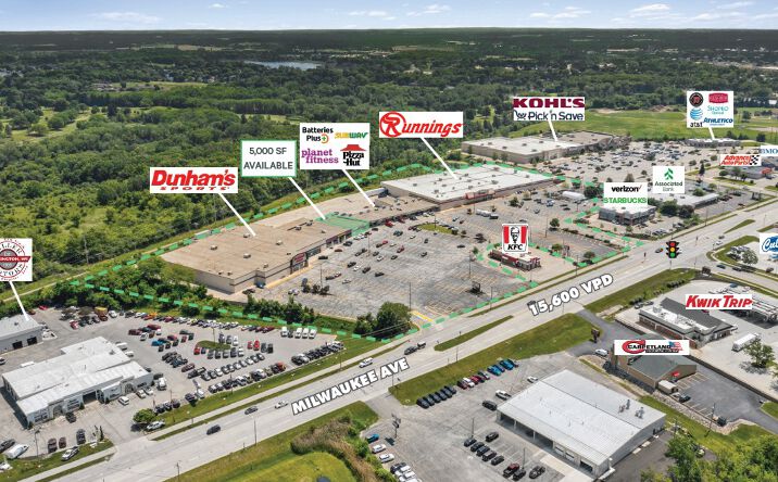Pictures of Retail property located at 1052-1200 Milwaukee Avenue, Burlington, WI 53105 for lease - image #1