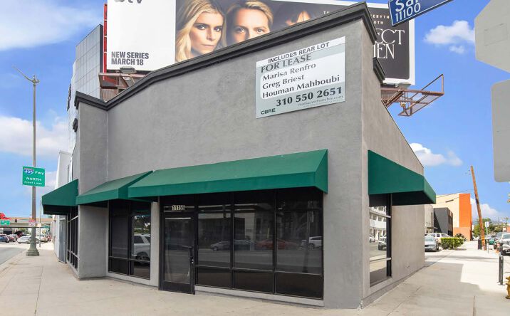 Pictures of Retail property located at 11155 Santa Monica Boulevard, Los Angeles, CA 90025 for lease - image #1