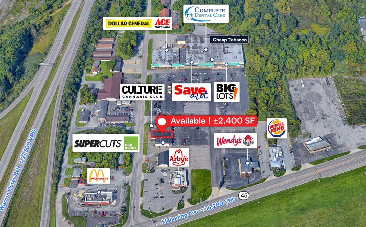 Pictures of Special Purpose property located at 4301 Mahoning Avenue Northwest, Warren, OH 44483 for lease - image #1