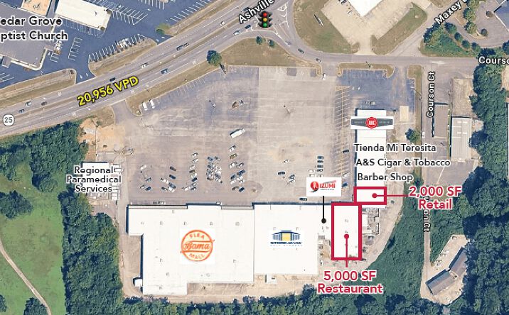 Pictures of Retail property located at 1621 Ashville Road, Leeds, AL 35094 for lease - image #1