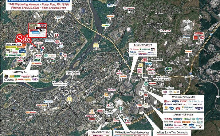 Pictures of Retail, Restaurant, Special Purpose property located at United Penn Plaza, Kingston, PA 18704 for lease - image #1