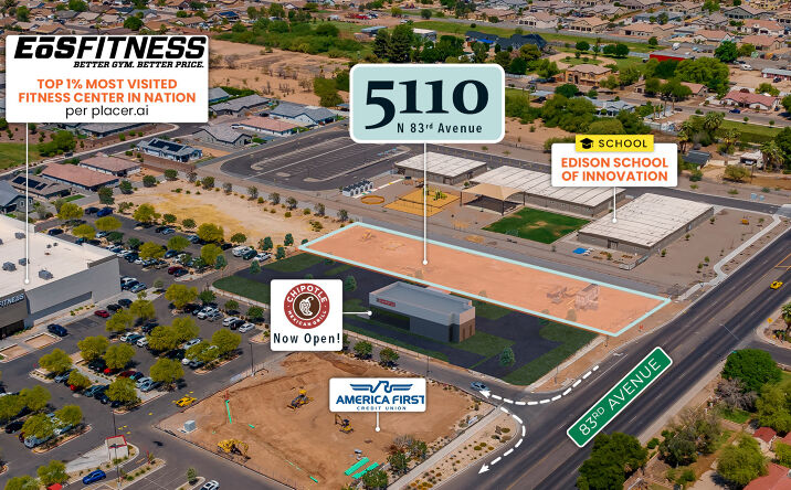 Pictures of Land property located at 5110 N 83rd Avenue, Glendale, AZ 85305 for lease - image #1