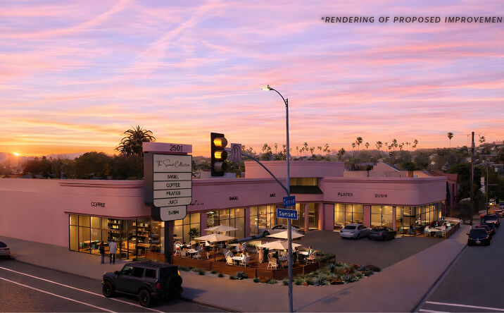 Pictures of Retail, Restaurant property located at 2501 West Sunset Boulevard, Los Angeles, CA 90026 for lease - image #1