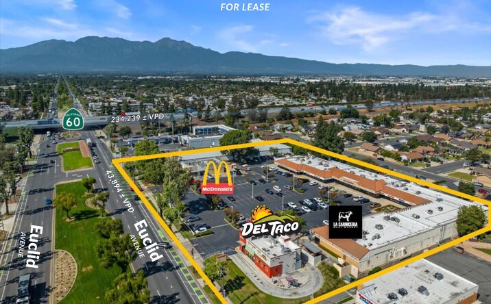 Pictures of Retail, Restaurant property located at 2501-2529 S. Euclid Avenue, Ontario, CA 91762 for lease - image #1