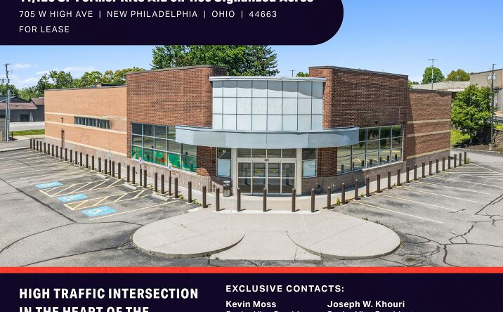 Pictures of Retail property located at 705 West High Avenue, New Philadelphia, OH 44663 for lease - image #1