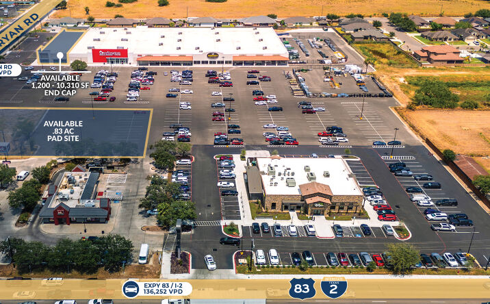 Pictures of Retail property located at NEC EXPY 83 & S BRYAN RD, Mission, TX 78572 for lease - image #1