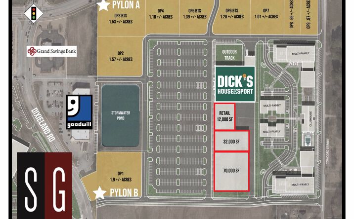 Pictures of Retail property located at W PLEASANT GROVE RD/CONCORD ST LOWELL AR 72745, LOWELL, AR 72745 for lease - image #1