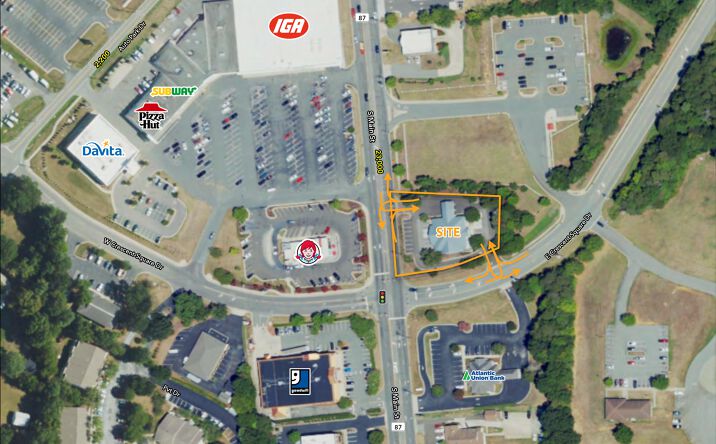 Pictures of Retail property located at 832 S. Main St, Graham, NC 27253 for lease - image #1