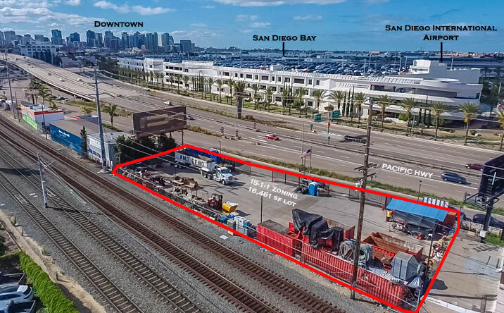 Pictures of Land property located at 3571 Pacific Highway, San Diego, CA 92101 for lease - image #1