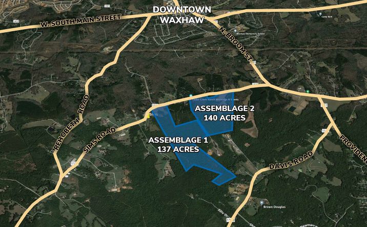 Pictures of Land property located at 7171-7081 Sims Rd, Waxhaw, NC 28173 for lease - image #1