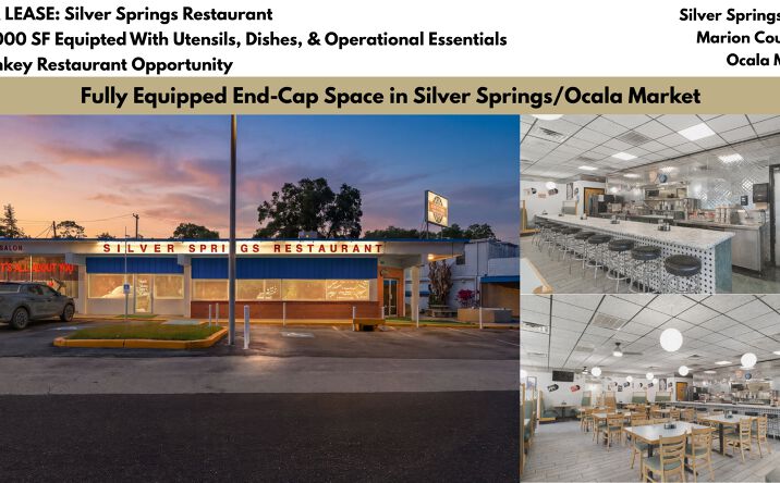 Pictures of Restaurant property located at 5300 East Silver Springs Boulevard, Silver Springs, FL 34488 for lease - image #1