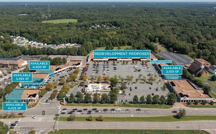 Pictures of Retail property located at 9700-9790 Midlothian Turnpike, Richmond, VA 23235 for lease - image #1