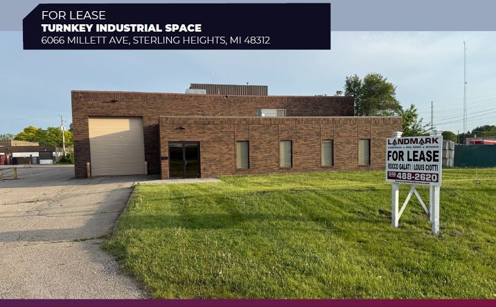 Pictures of Industrial property located at 6066 Millett Ave, Sterling Heights, MI 48312 for lease - image #1